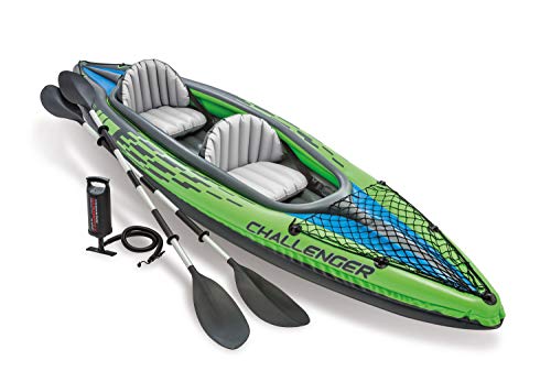 per Canoa Barca Kayak Gonfiabile per 2 Persone Inflatafun in Alluminio 