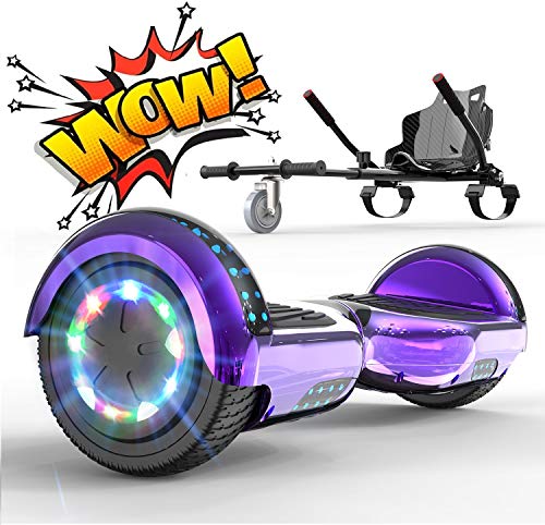 Gyro Kart Monopattino Elettrico Accessori di Scooter a bilanciamento Automatico Go-Kart Hovercart Regolabile per Hover Balance Board da 6.5 8 10 